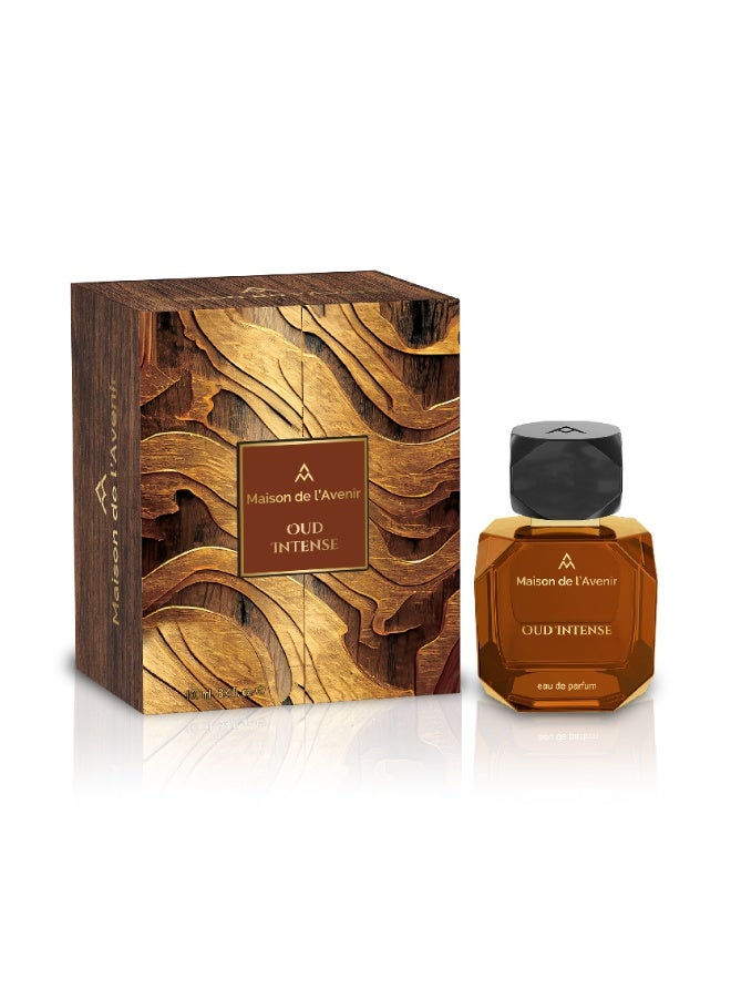 Oud Intense – Long Lasting Perfume – Eau de Parfum – Unisex Fragrance for Men & Women | 100ml (3.4 Fl Oz) | Notes of Vanilla, Amber & Oud | Ideal Gift for Eid
