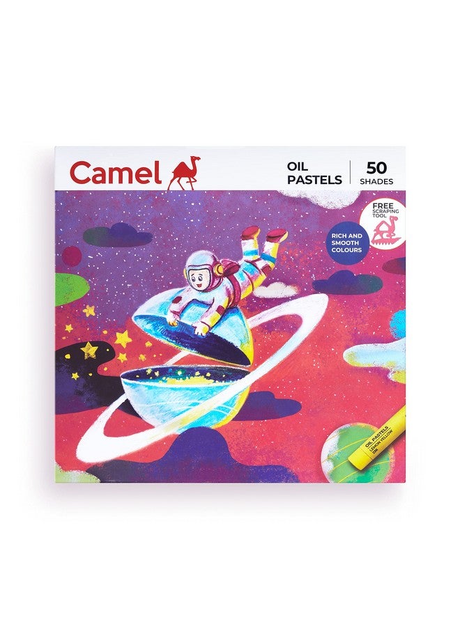 كاميل ألوان باستيل زيتية متنوعة من مجموعة كاميل، 50 لونًا - Image 1