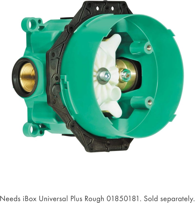 Hansgrohe Ecostat Modern 2-Handle Thermostatic Trim with Temperature Memory in Chrome - Image 5