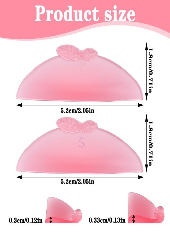 Yuanchu 4Pcs Korean Lash Lift Pads, Step 1 Perm Only to Soften Eyelashes Self Adhesive Reusable Eye Patches Multi-Functional Eyelash Lift Kit - Image 4