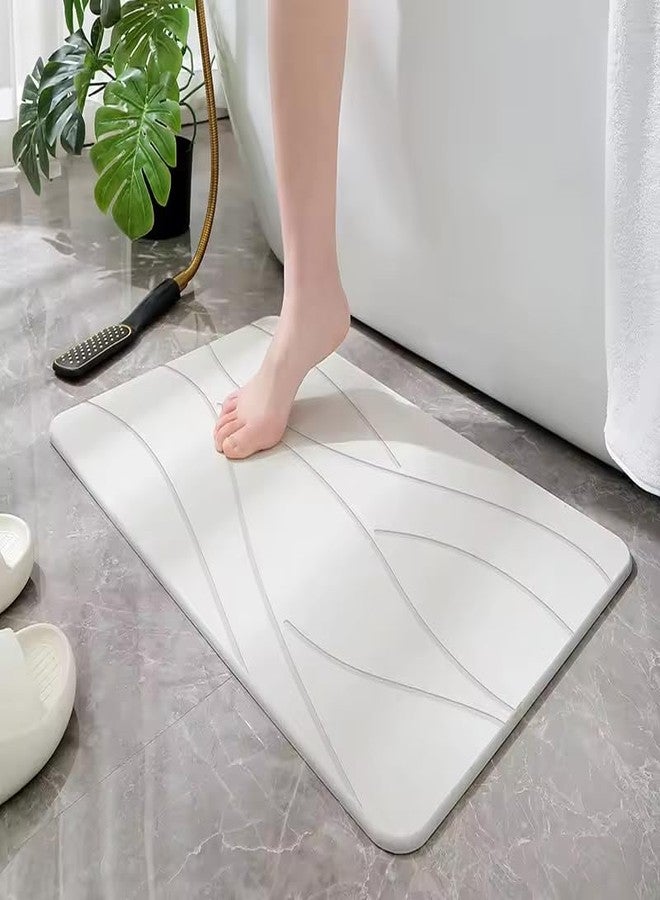 Comfort Haven Stone Bath Mat, Fast Drying Super Absorbent for Bathroom, Shower, Kitchen, Pool Area, Dorm Room. Non-Slip Diatomite Earth (Dark Gray, 16"x24") - Image 4