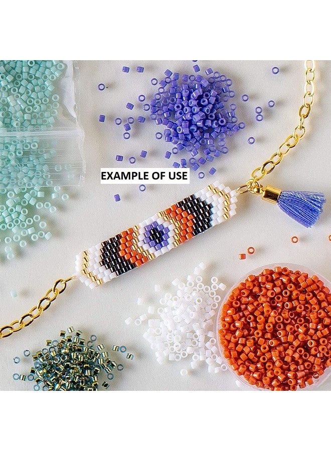 ميوكي حزمة خرز بذور ديليكا: مقاس 11/0 مجموعة رذاذ رغوة البحر Db078 Db079 Db084 3 أنابيب بوزن 7.2 جرام لكل قطعة - Image 5