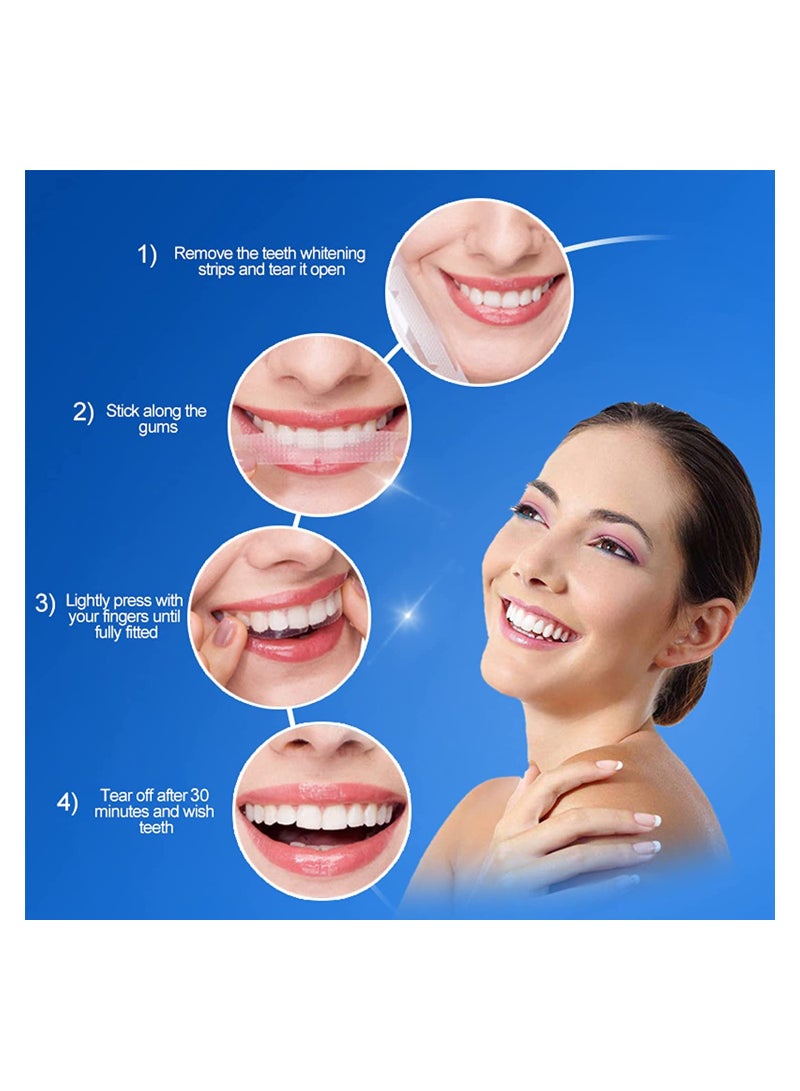 Generic 56 pcs Teeth Whitening Strips, Teeth Whitening Teeth Whitening Agent (28 Sets)  - Image 2