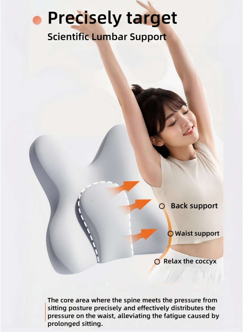 Beautiful Office Lumbar Support, Lumbar Pillow Cushion, Seat Lumbar Support Cushion, Sleeping Workstation Sedentary Artifact - Image 4
