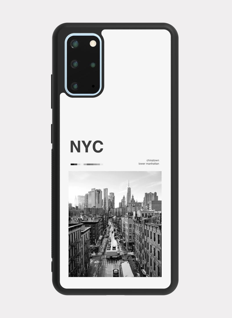 بكسلات كفر سامسونج جالكسي اس 20 بلس مناظر مدينة نيويورك رمادي - Image 1