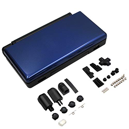 OSTENT Full Repair Parts Replacement Housing Shell Case Kit for Nintendo DS Lite NDSL (Blue and Black) - Image 1