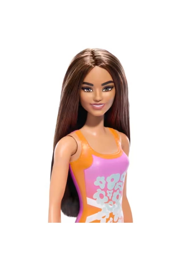 Barbie Orange Swimsuit Beach Doll - Image 2