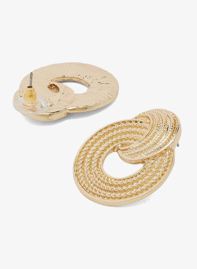 ELLA Gold Loop Detail Earring