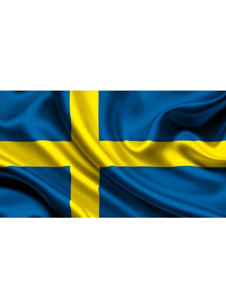 ARS Swedish Flag - Heavy-Duty 210D Satin, Swedish Flag for Outdoor/Indoor, Fade Resistant, Flag Day, And Home-Polyester, Sport Day, FIFA World Cup-Size Available - Image 3