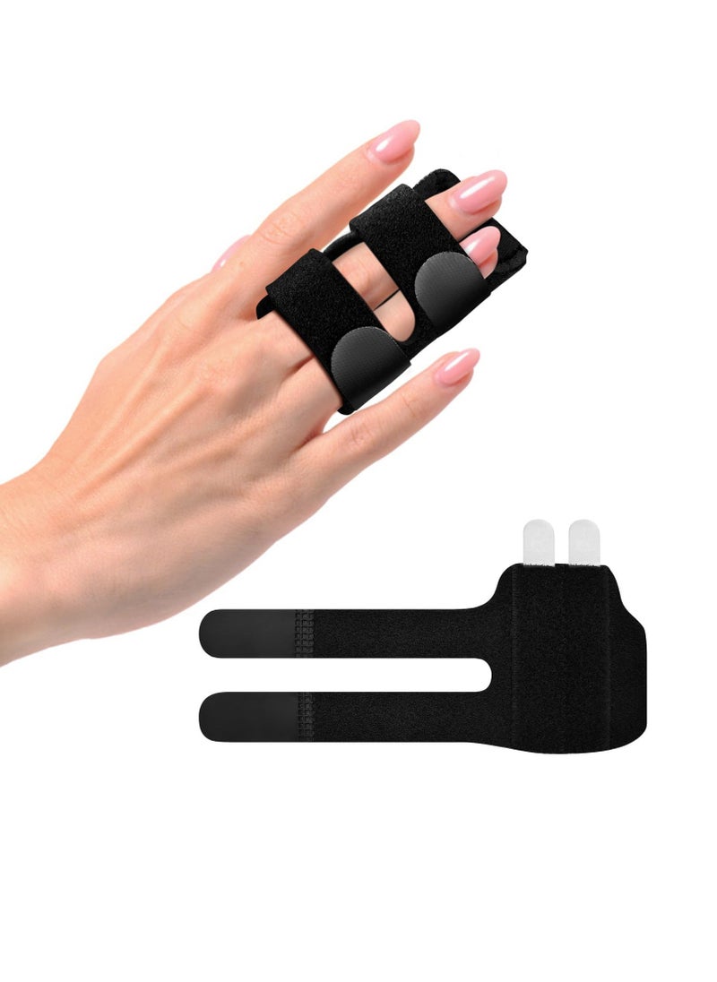 RATSAW - Upgraded Trigger Finger Splint with 2 Metal Support Bars Adjustable Finger Buddy Splints Mallet Finger Brace for Arthritis Injury Sprain Pain Relief for Middle Index Ring Pinky Finger - Image 1
