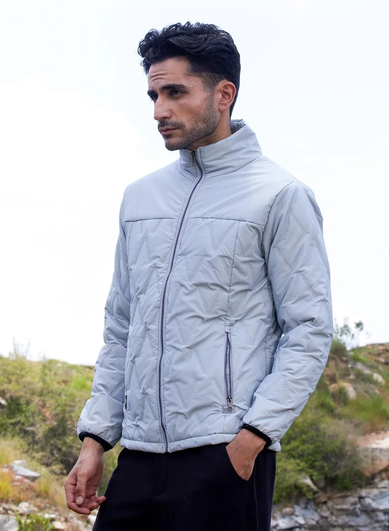 كامبوس سوترا Men's Moon Grey Parachute Puffer Jacket