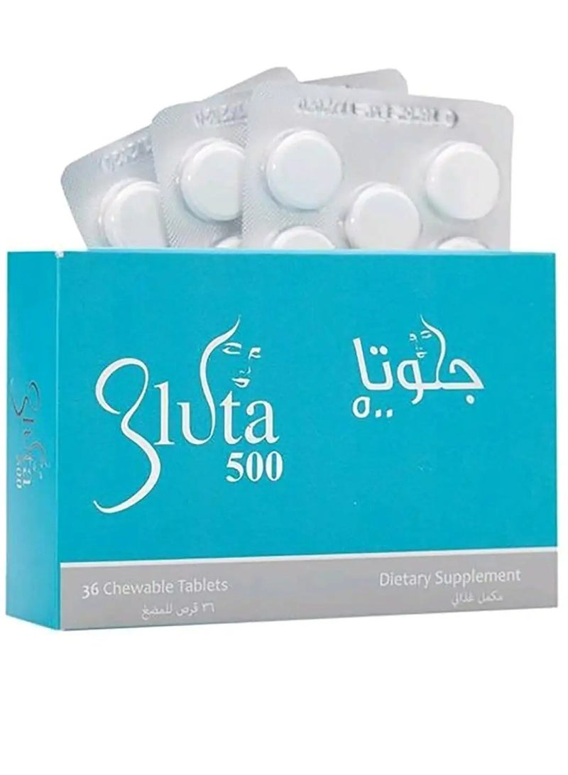Gluta Gluta 500 mg 36 Chewable Tablets - Image 2