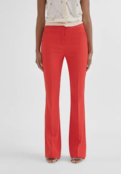 Lola Casademunt Fitted flared trousers