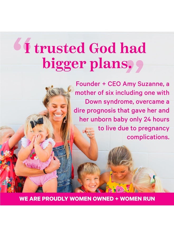 Pink Stork Pink Stork Premium Prenatal Vitamin For Women   Organic Whole Food Ingredients, Multivitamin & Probiotics   Morning Sickness, Digestion, & Energy   Folate, B6, & Iron   60 Capsules - Image 5