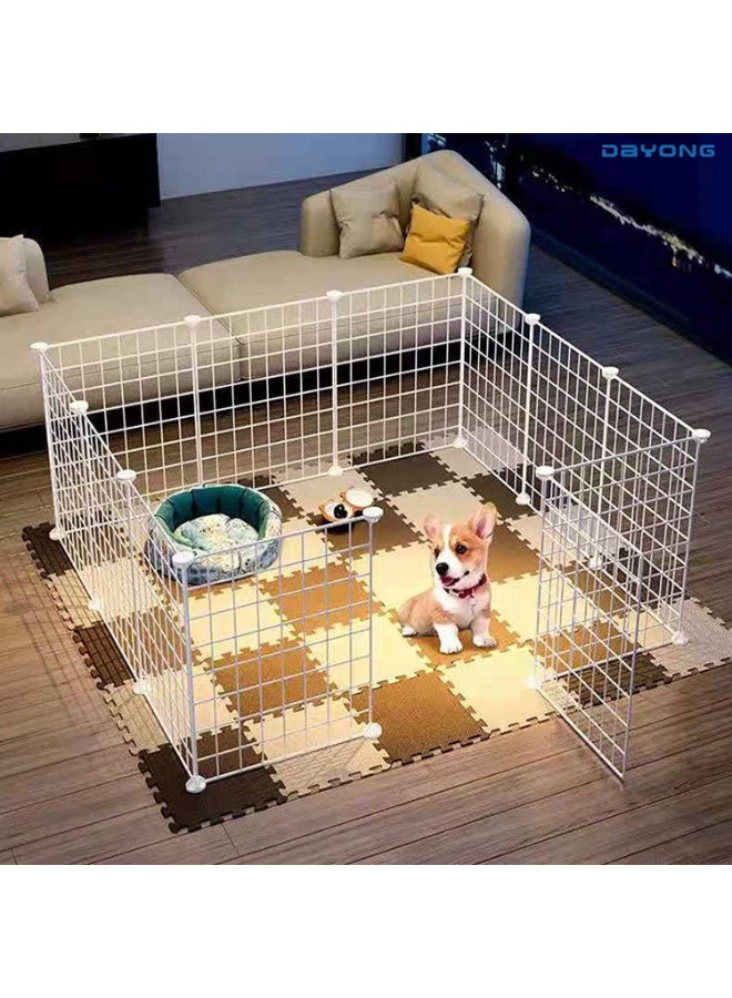 M.A&F's DIY Pet Playpen, Animal Cage Portable pet panels,Pigs, Rabbits,Dog Cage,Cat Cage Crate Fence Tent for Indoor Outdoor - Image 5
