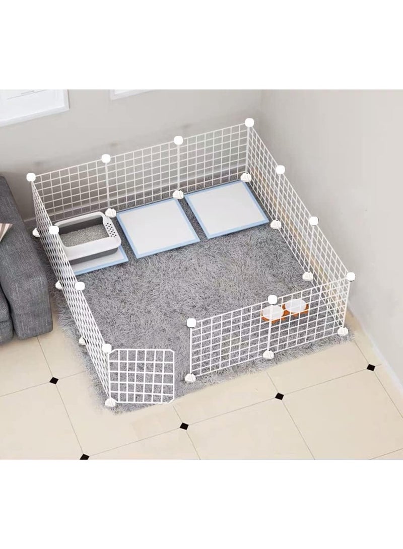 M.A&F's DIY Pet Playpen, Animal Cage Portable pet panels,Pigs, Rabbits,Dog Cage,Cat Cage Crate Fence Tent for Indoor Outdoor - Image 1