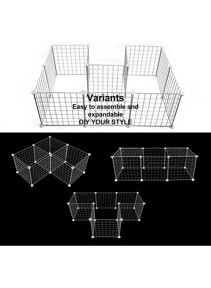 M.A&F's DIY Pet Playpen, Animal Cage Portable pet panels,Pigs, Rabbits,Dog Cage,Cat Cage Crate Fence Tent for Indoor Outdoor - Image 3