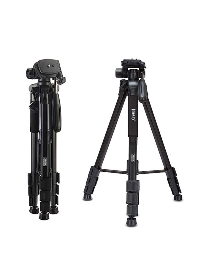 Jmary Professional Aluminium Tripod Monopod for All Mobiles And DSLR Cameras (Black) - Image 1