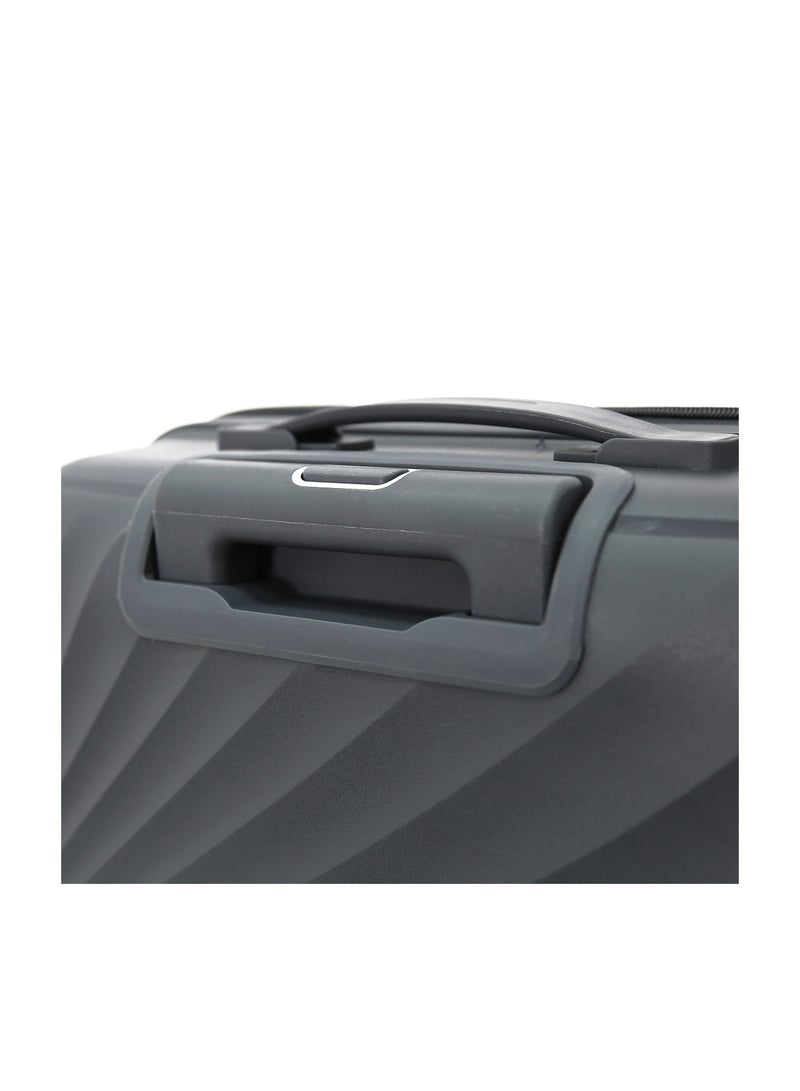 AMERICAN FLYER Unbreakable Hardshell PP Luggage Trolley Bag 20 inch Cabin Size With Double Spinner Wheels,Grey - Image 5