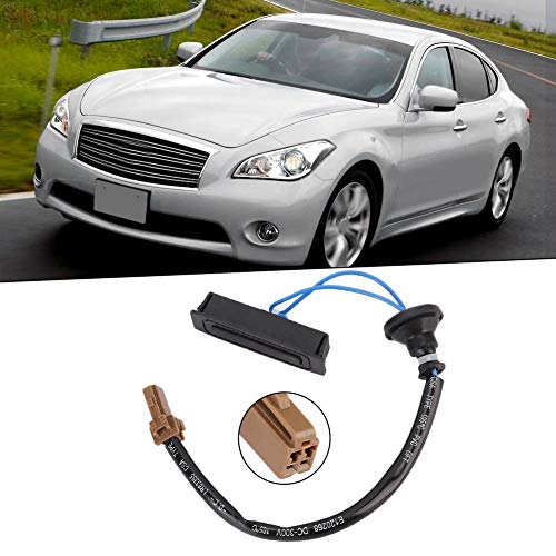 Estink مفتاح غطاء صندوق السيارة، مفتاح فتح غطاء صندوق السيارة من ABS الأسود بديل لمفتاح صندوق السيارة 25380ED000 مناسب لإنفينيتي وألتيمَا وفيرسا ومورانو - Image 3