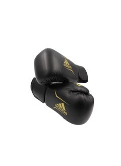 Adidas Boxing Gloves Speed 50  Color: Black/Gold  Size: 6 Oz  - Image 4