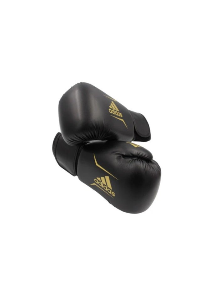 Adidas Boxing Gloves Speed 50  Color: Black/Gold  Size: 6 Oz  - Image 4