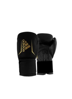 Adidas Boxing Gloves Speed 50  Color: Black/Gold  Size: 6 Oz  - Image 1