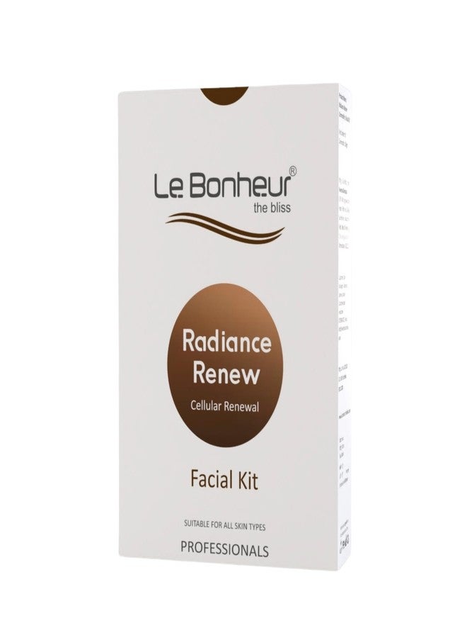 Le Bonheur.. Le Bonheur Radiance Renew Professional Facial Kit | Wedding Edition | Glowing & Hydrating Skin | All Skin Types (Monodose - One Face Application Pack) | Men & Women - Image 1