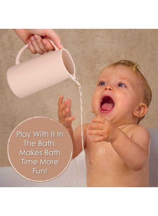 Mintlyfe Baby Bath Rinse Cup, Food Grade Silicone Body Washing Rinser Cup (Cambridge Blue) - Image 3