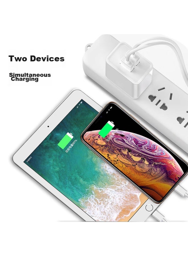 Zitai Apple Android Charger 5v2a Phone Plug For Iphone 14/13/12/11/promax/xr/mate50/30/honor/oppo/vivo White - Image 2