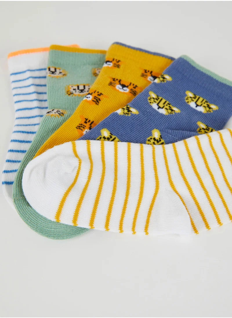 ديفاكتو 5-Pack Cotton Long Socks