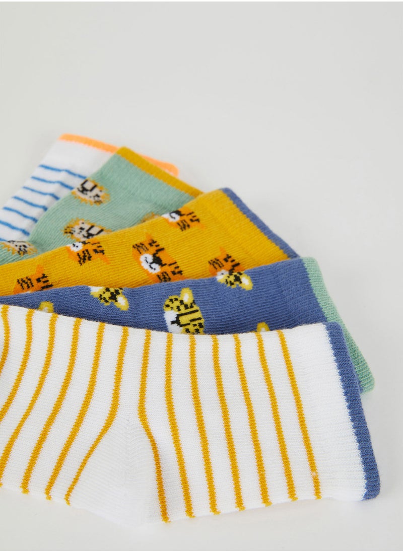 DeFacto 5-Pack Cotton Long Socks  - Image 3