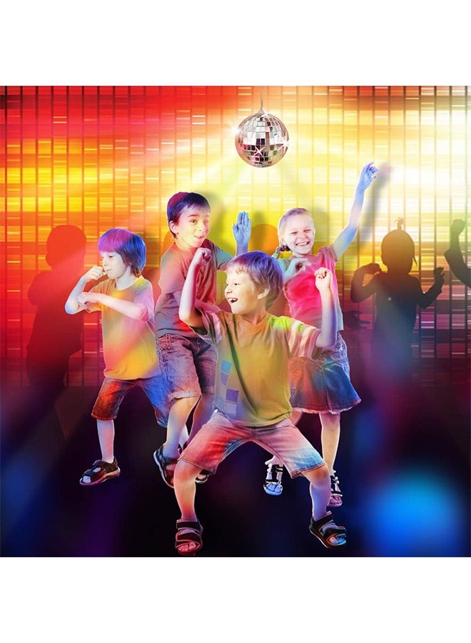 Ocean 2 Pieces Mirror Disco Ball, Silver Hanging Ball for 50s 60s 70s, Disco DJ Light Effect Party, Hanging Ball for Party Home Decoration Stage Props, School Festivals Favors Festivals (4 Inch) - Image 4