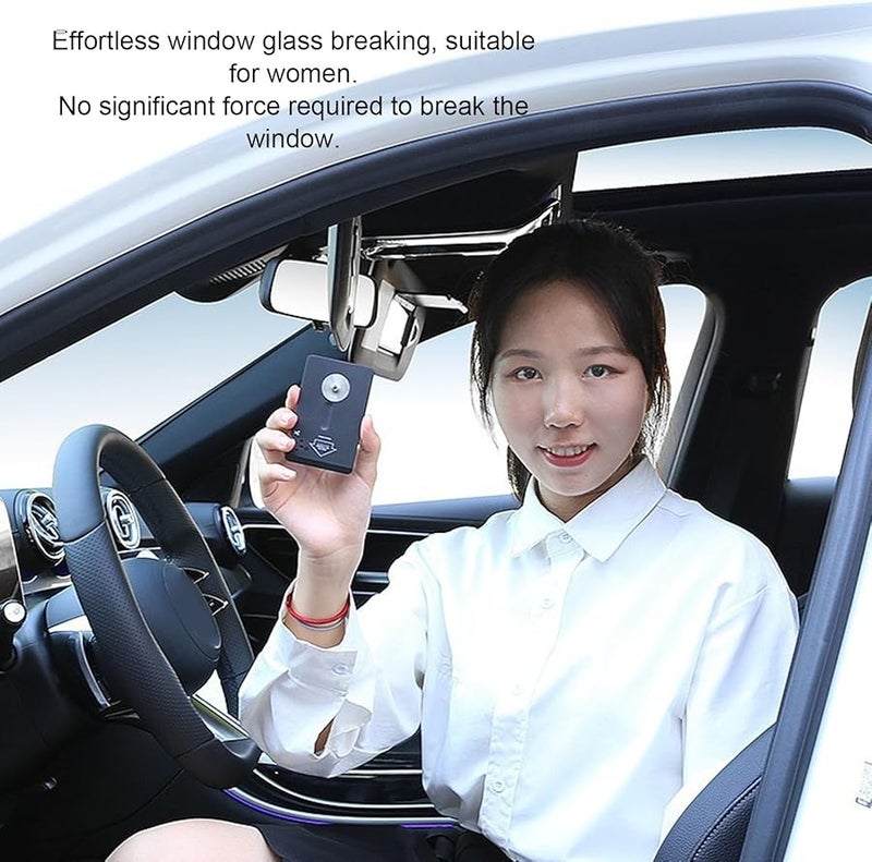 أراموكس أداة كسر نافذة الطوارئ الفولاذية التنغستن للسيارة وقاطع حزام الأمان - Image 3