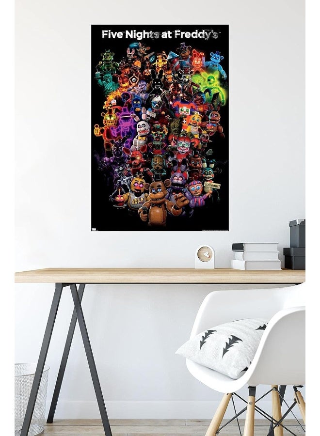 Home Trove Trends International Five Nights at Freddy's: Special Delivery-Collage Wall Poster, 22.375" x 34", Unframed Version - Image 4