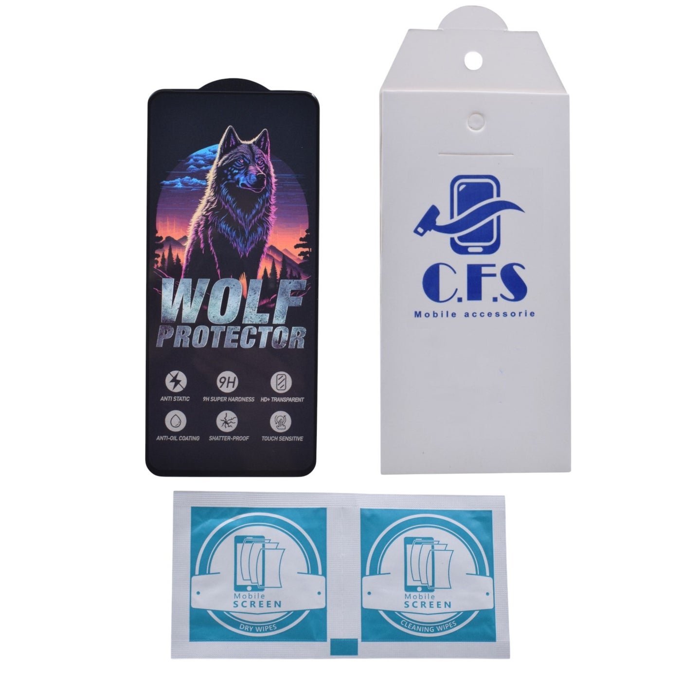 wolf Wolf Glass Screen Protector For OPPO A5 Pro ZA722BCE3EDBEB35169C6Z