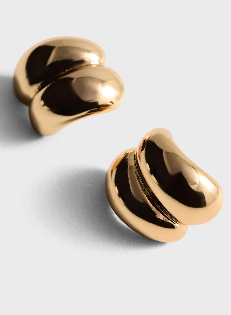 MANGO Hoop Earrings