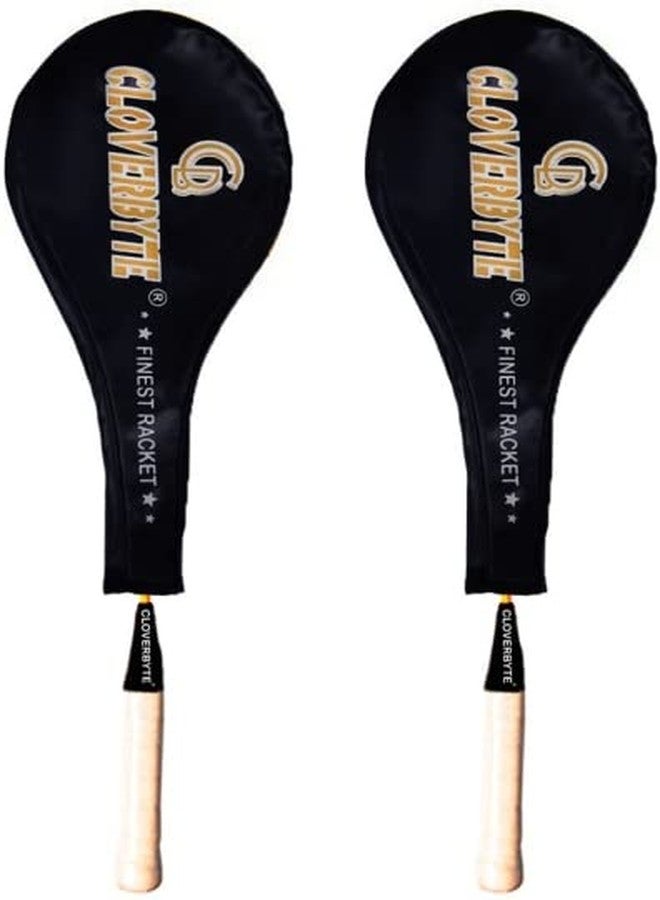 CLOVERBYTE Booster Multicolour 2 Racquet with 6 Nylon Shuttle and Free Head Cover Badminton Kit - Image 3