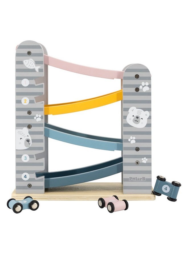 The Original Toy Company The Original Toy Company PolarB Viga Wood Toy - Car Slider Playset  - Image 4