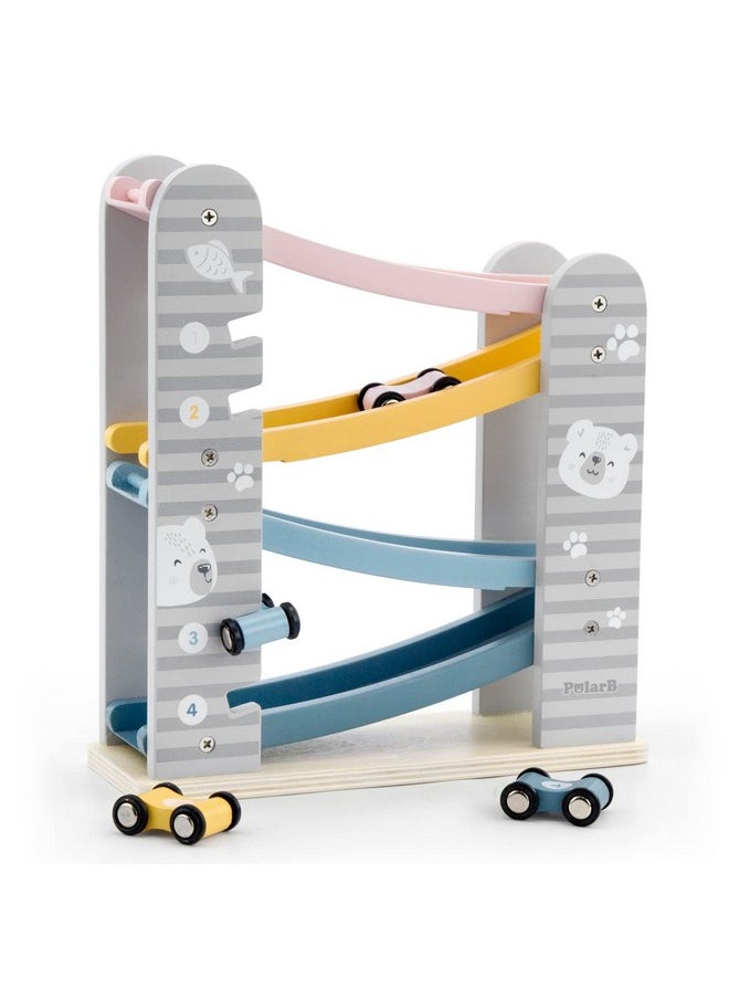The Original Toy Company The Original Toy Company PolarB Viga Wood Toy - Car Slider Playset  - Image 1