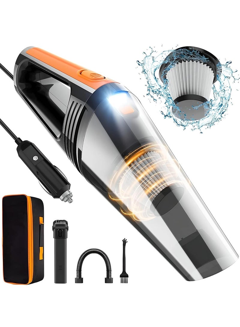 3 اكس ار مكنسة كهربائية عالية الكفاءة مع مكنسة كهربائية للتنظيف الداخلي للسيارة مزودة بإضاءة LED - Image 4