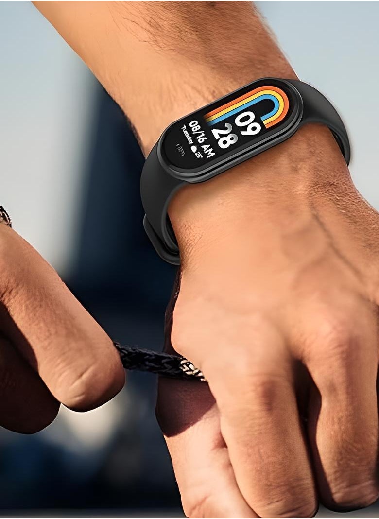 ساراونت 3 قطع من حزام Mi Band 8 أو Mi Band 9 - حزام بديل من السيليكون الناعم لـ Xiaomi Mi Band 8 أو Mi Band 9  - Image 4