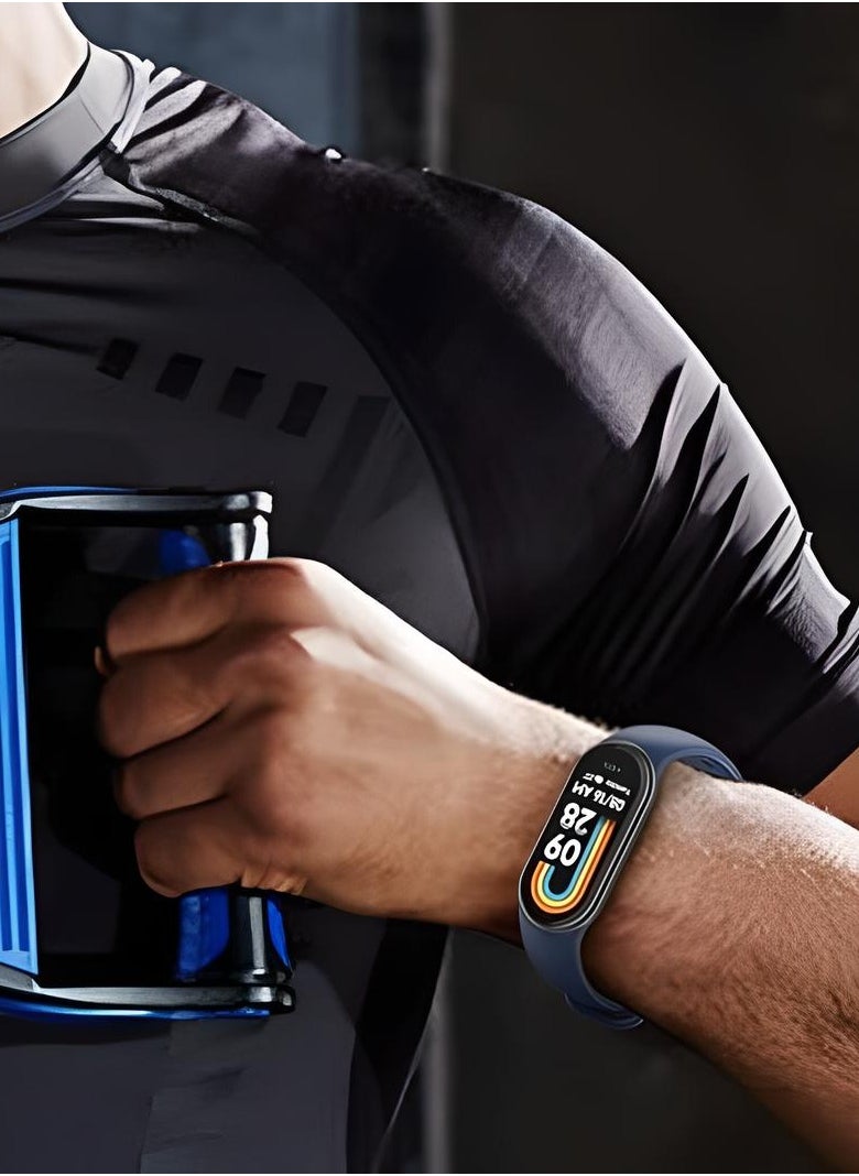 SARAOONT - 3 Pieces Mi band 8 or Mi band 9 Strap -Soft Silicone Replacement Strap for Xiaomi Mi Band 8 or Mi band 9 - Image 1