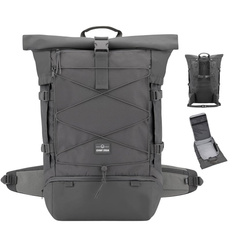 Johnny Urban Allen Travel XL Travel Backpack for Men and Women, 48 L, Rolltop Backpack, Large, Ideal Backpack for Travel, Excursions, Trips, Water-Repellent - Image 1
