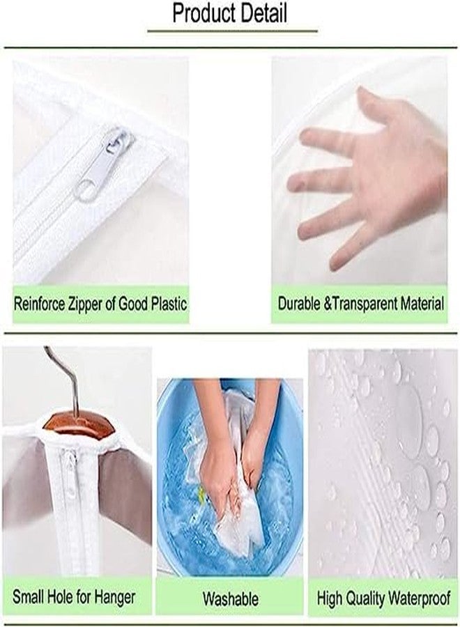 Shreeshann Garment Bags Moth Proof Garment Bags Garment Cover Hanging Dress Garment Bags Storage for Travel Sheet Blanket - Image 3