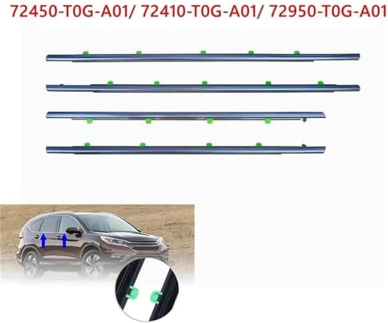 Vuzmode Window Door Seals for CRV 2007-2011 - Image 5