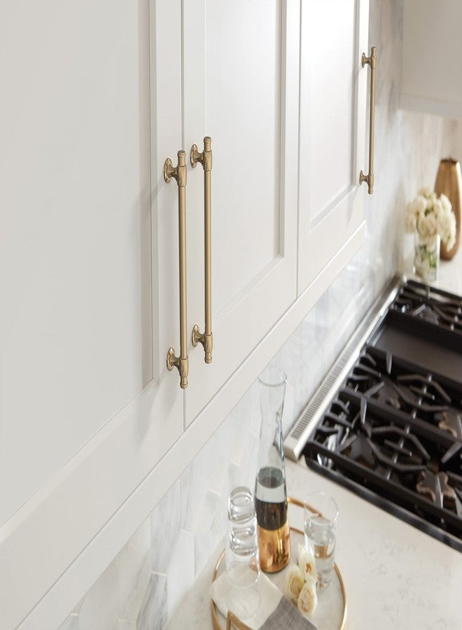 Amerock BP36771CZ | Champagne Bronze Cabinet Pull | 6-5/16 in (160 mm) Center-to-Center Cabinet Handle | Winsome | Drawer Pull | Kitchen Cabinet Handle | Furniture Hardware - Image 2