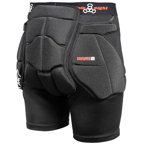 Triple Eight Bumsaver Padded Shorts for Skateboarding Rollerskating Roller Derby Inline Skating Snowboarding and Skiing - Image 1