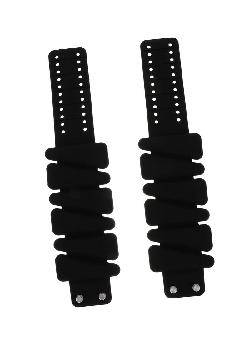 general 1 Pair Weight-bearing Bracelet Silicone Leg Bangles Heavy Duty Sand Bags Weighting Bracelet Cuff Bracelets Exercise Sand Bags Heavy Duty Fitness Wrist Sandbag Silica Gel - Image 1