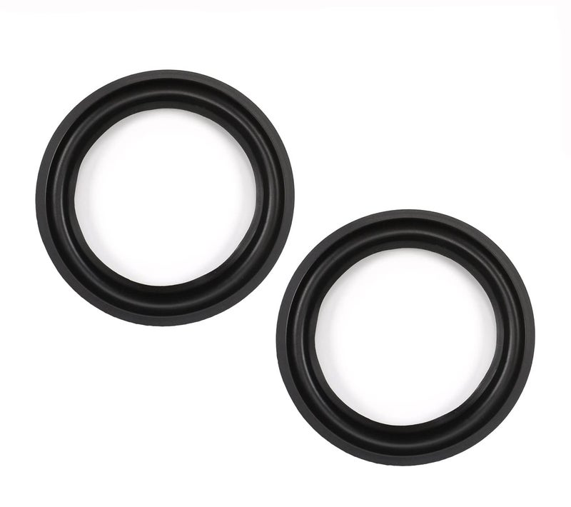 Fielect 12 Inch Speaker Rubber Edge Surround Rings Replacement Parts for Speaker Repair or DIY 2pcs - Image 1